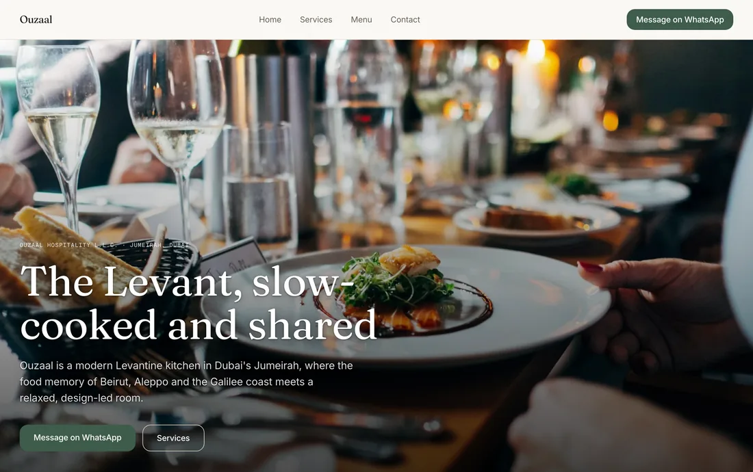 Ouzaal — homepage